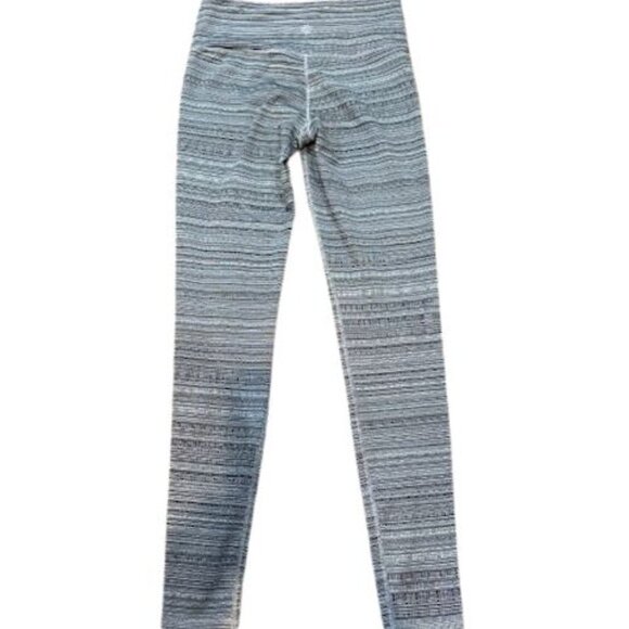 Athleta High Rise Jacquard “Chaturanga” Tight Leggings in Grey – Size Small - Picture 3 of 8